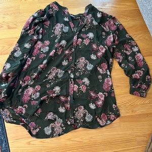 Beautiful green tunic shirt from forever 21